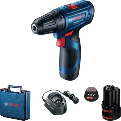 Șurubelniță cu acumulator Bosch - Professional GSR 120-L, 2 Li-Ion x 12V, 2 Ah
