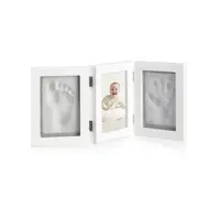 Kit rama foto, Jane, Cu mulaj amprenta manuta si piciorus, White
