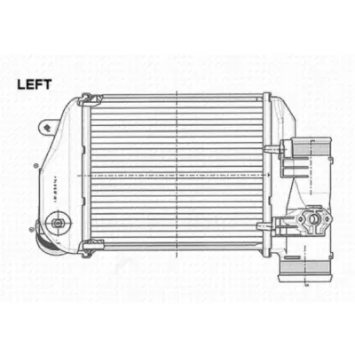 Intercooler, compresor NRF 30767
