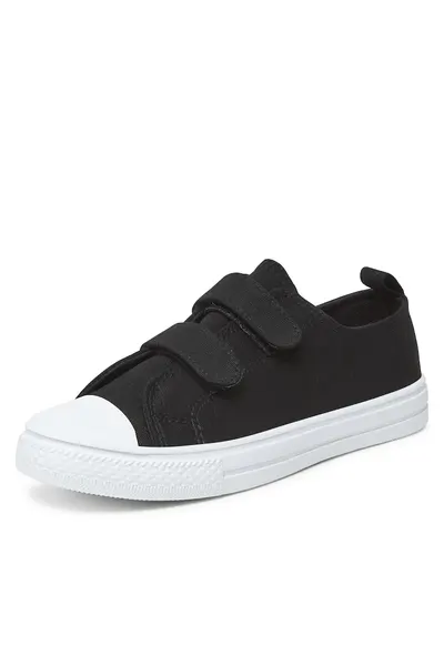 Pantofi copii - tenisi - negru - tesatura textila - baieti