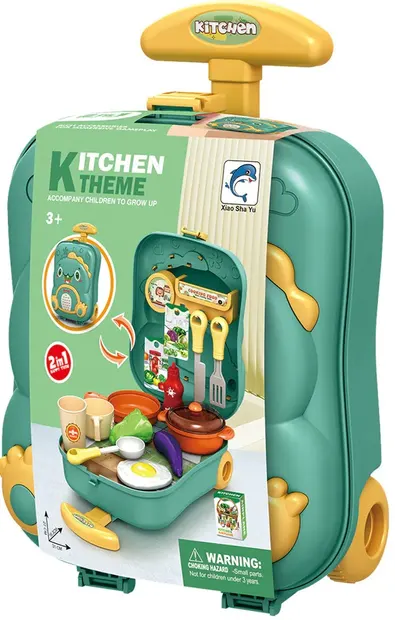Set de joacă Yifeng - Bucătărie în valiză cu roți