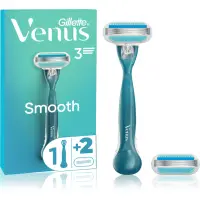 Gillette Venus Smooth Aparat de ras + 2 capete de schimb 1 buc