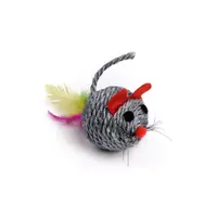 Jucarie pentru pisici Petro Sisal Minge Soricel 5 cm