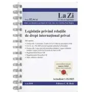 Legislatia privind relatiile de drept international privat. Actualizat la 01. 10. 2025