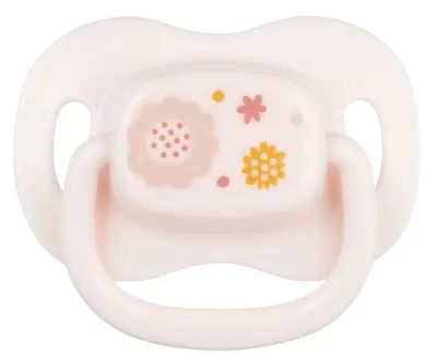 Suzetă de silicon Canpol - Newborn Baby, 0-6 luni, roz