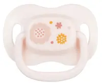 Suzetă de silicon Canpol - Newborn Baby, 0-6 luni, roz