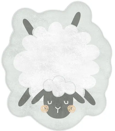 Covoraș pentru copii KikkaBoo - Sleepy Sheep, 90 x 77 cm