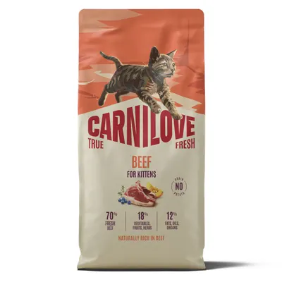 Carnilove True Fresh Cat Dry Beef Kittens 6 kg