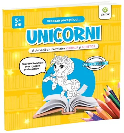 Creează povești cu... unicorni - Paperback brosat