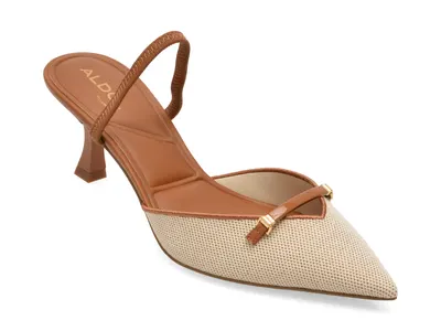 Pantofi eleganti ALDO bej, 14378806, din material textil