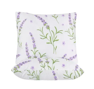 Set 2 Perne 60x60 Somnart Belina Lavanda, microfibra, lavabile la masina