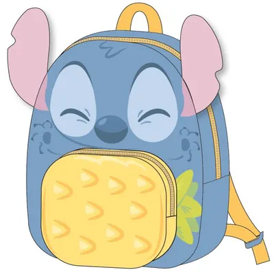 Ghiozdan pentru grădiniță Cerda Stitch - Cu buzunar frontal