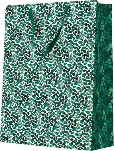 Punguță cadou PAW - Green Garden, 30 x 12 x 41 cm