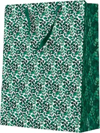 Punguță cadou PAW - Green Garden, 30 x 12 x 41 cm