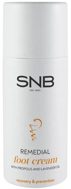 SNB Professional Cremă regeneratoare pentru picioare cu propolis și ulei de lavandă, 100 ml