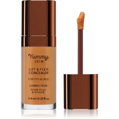 Danessa Myricks Beauty Yummy Skin Lift & Flex Concealer corector lichid cu efect matifiant culoare 12 - Tan With Golden Undertones 8.4 ml
