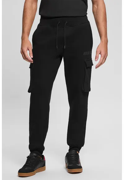 Pantaloni cargo de trening pentru antrenament - Negru