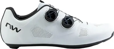 Pantofi ciclism sosea - Revolution - White | Black