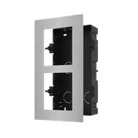 Panou frontal pentru 2 module de videointerfon modular Hikvision DS-KD- ACF2/S permite conectarea a 2 module de interfon modular