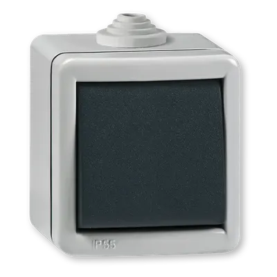 Intrerupator cap scara antivandalism, carcasa metalica, 10a 230V Ip55