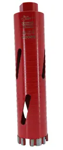 Carota diamantata Super PREMIUM ø48mm x 180mm x M16 pentru gaurire Beton armat, Zidarie, Granit - DXQZ.REDCORE.48