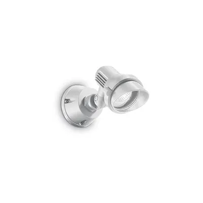 Aplica de exterior Terra Mica, 1 bec, dulie GU10, L:100 mm, H:150 mm, Alb