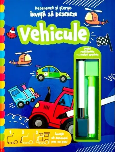 Învață să desenezi: Vehicule - Hardcover