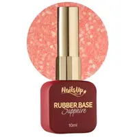 Rubber base NAILSUP Sapphire Flakes 025 10 ml