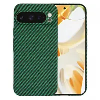 Husa pentru Google Pixel 9 Pro, Techsuit, Carbonite FiberShell, Verde