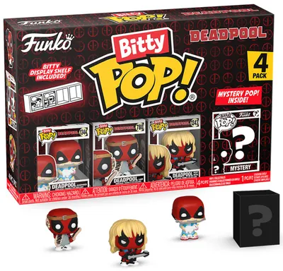 Set mini figurine Funko Bitty POP! Marvel: Deadpool - 4-Pack (Series 4)