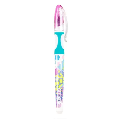 Stilou cu stergere Strigo roz + 2 rezerve + dispozitiv curatare