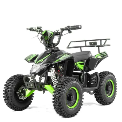 Atv electric copii XTR E-M8 1000W, culoare negru verde