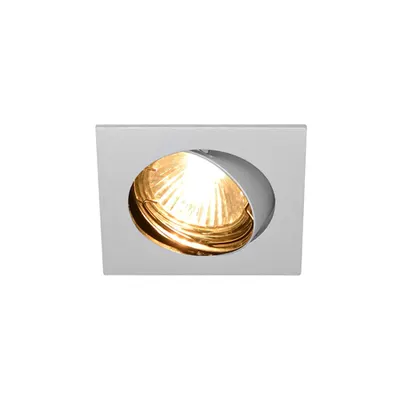 Spot incastrat, PIKA Ceiling lights GU10, chrome indoor recessed ceiling light, chrome, swivelling, max. 50W
