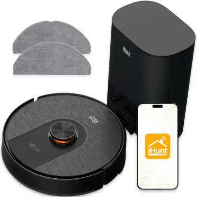 Robot aspirare cu mop iHunt BRO Robo Clean V6 AutoBase