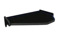 Masa centrala bord camion compatibila cu Volvo FH 3 (01.2009-12.2012), Negru cu cusatura albastra