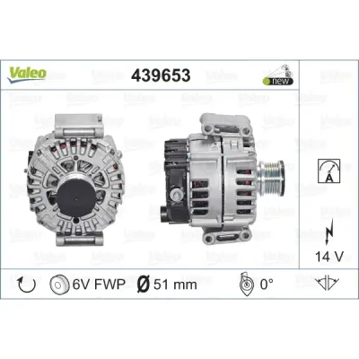 Generator/alternator VALEO 439653