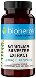 Gymnema Silvestre Extract, 380 mg, 100 capsule, Bioherba