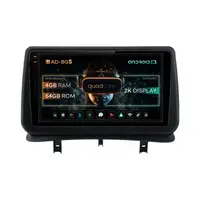 Navigatie 2K Renault Clio 3 (2005-2013), Android, S-Quadcore 4GB RAM + 64GB ROM, 9.5 Inch - AD-BGS90042K+AD-BGRKIT371V2