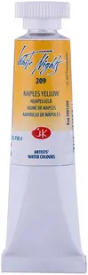Vopsea de acuarelă Paleta Nevskaya Leningrad, Nopti albe - 209, Galben napoli, 10 ml