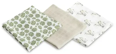 Scutece din bambus Sensillo - 3 buc., gri, 70 x 80 cm