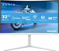 Monitor de gaming Philips – 32M2C5501, 31.5'', QHD, 180Hz, 1ms, Curved
