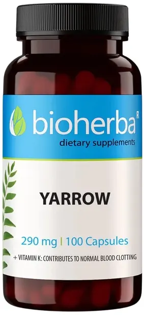 Yarrow, 290 mg, 100 capsule, Bioherba