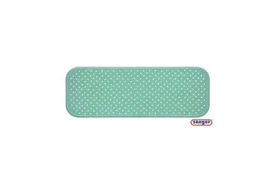 Covoras de cada din cauciuc natural antiderapant 96x34 cm verde menta