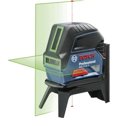 Nivela laser liniar verde Bosch - Professional, GCL 2-15 G, 15 m + suport RM 1