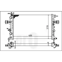 Radiator, racire motor LORO 037-017-0019