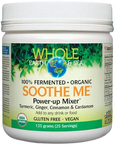 Whole Earth & Sea Soothe Me Power-up Mixer, fără gust, 125 g, Natural Factors
