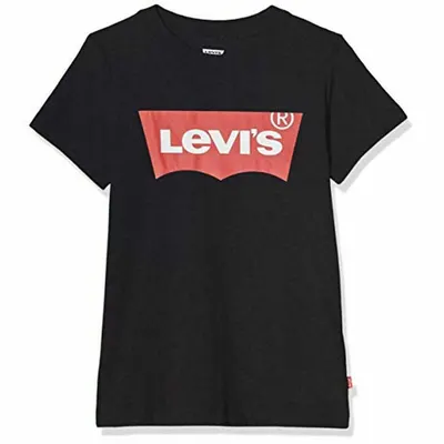Tricou cu Mânecă Scurtă Copii Fitness Levi's 8157 Negru