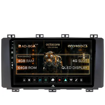 Navigatie Seat Ateca (2016-Prezent), Android, A-Octacore 4GB RAM + 64GB ROM, 9 Inch - AD-BGA9004+AD-BGRKIT001
