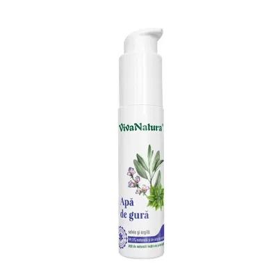Apa de gura naturala cu salvie si argila 45ml - Leonard Radutz formula