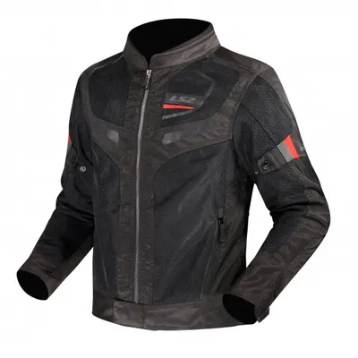 Geaca moto LS2 Garda Air Man, culoare negru rosu, marime L